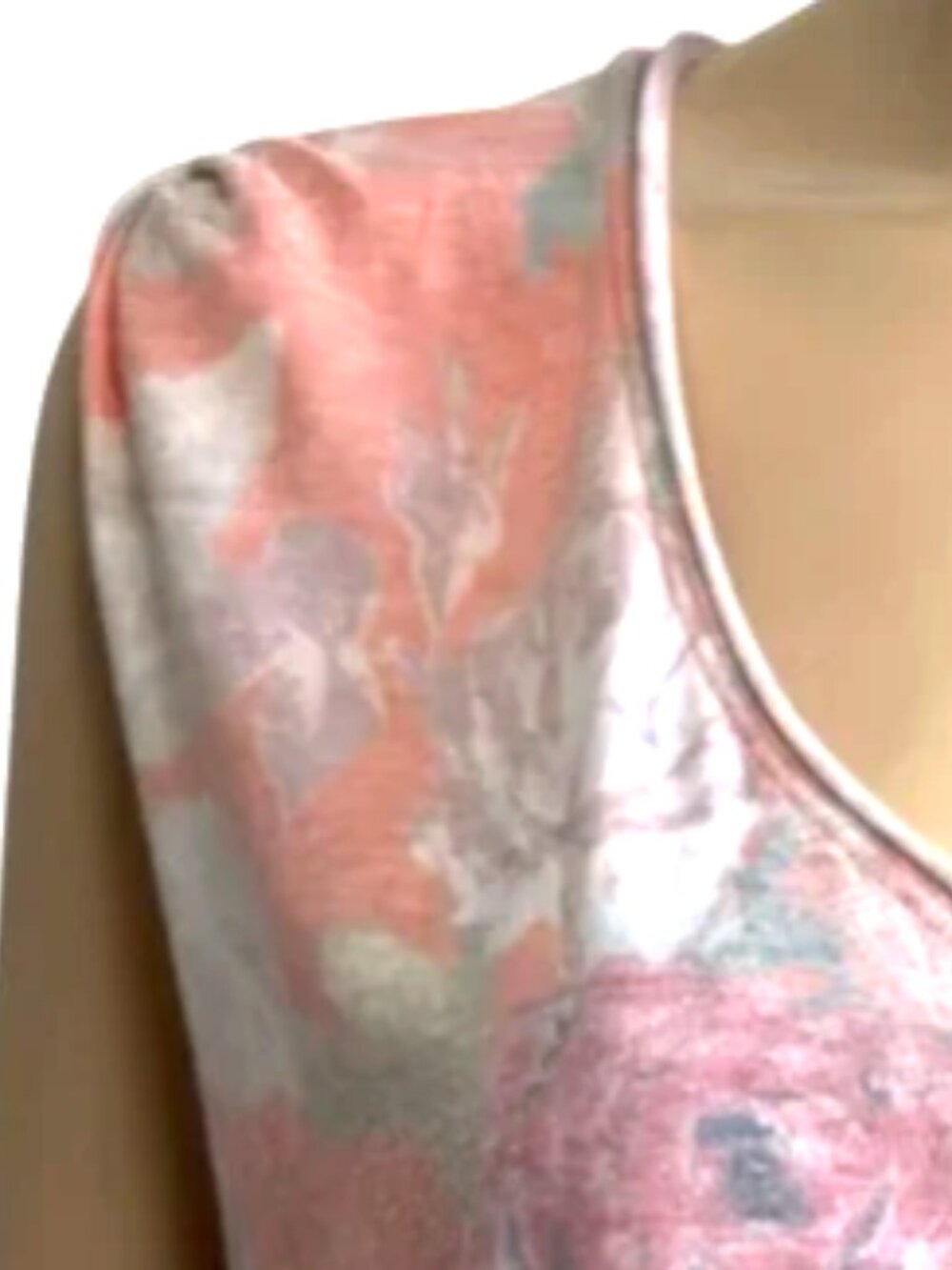 We The Free (Free People) "Gardenia" Floral Print Sleeveless Tank Top - Size S - Picture 4 of 10